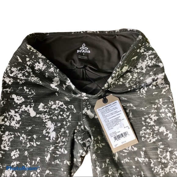 Prana Pillar Moisture Wick Workout Capri Leggings - Picture 7 of 9